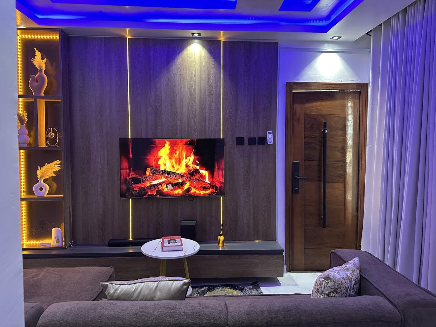 Entertainment wall