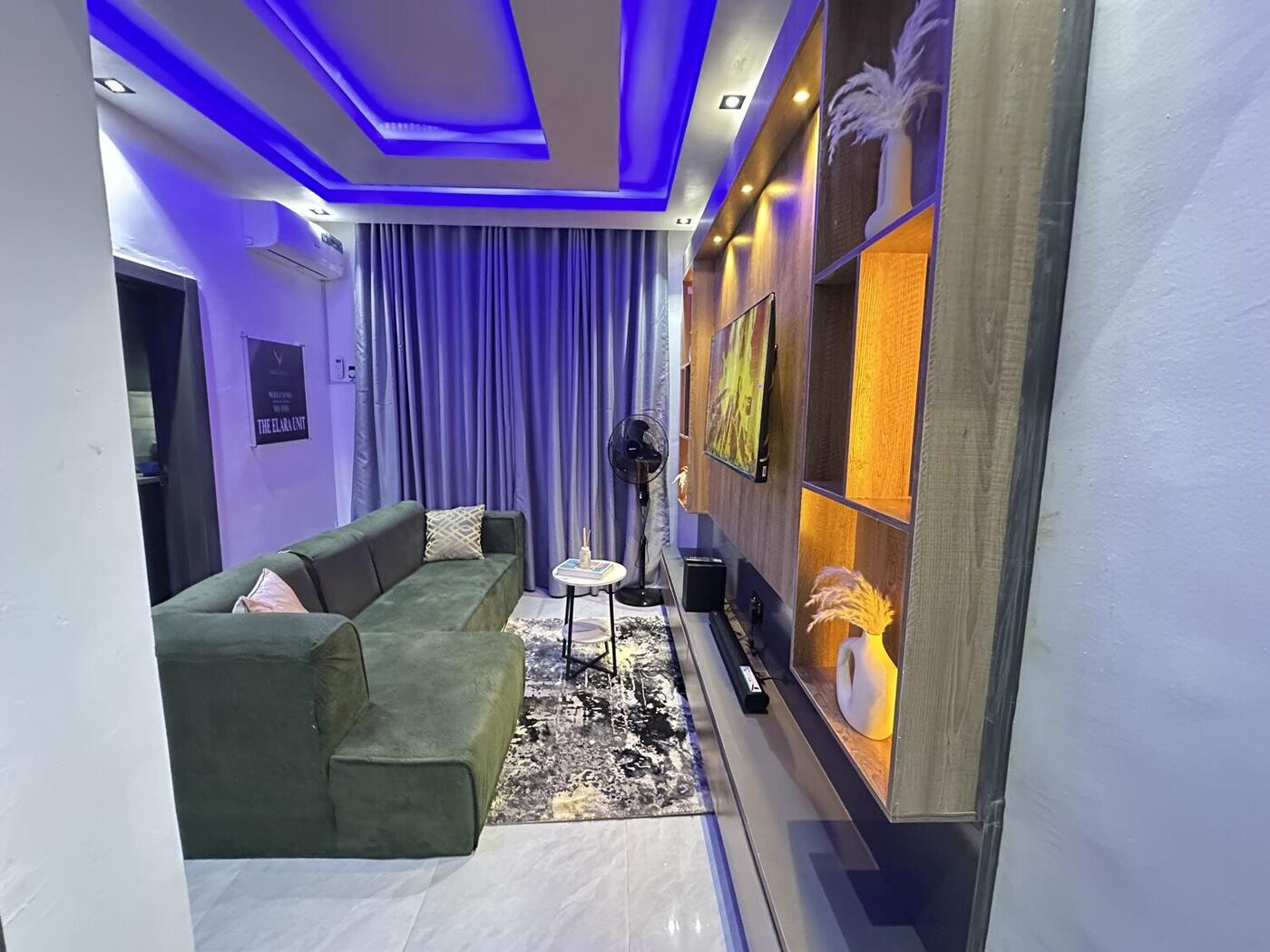 The Elara Unit living room