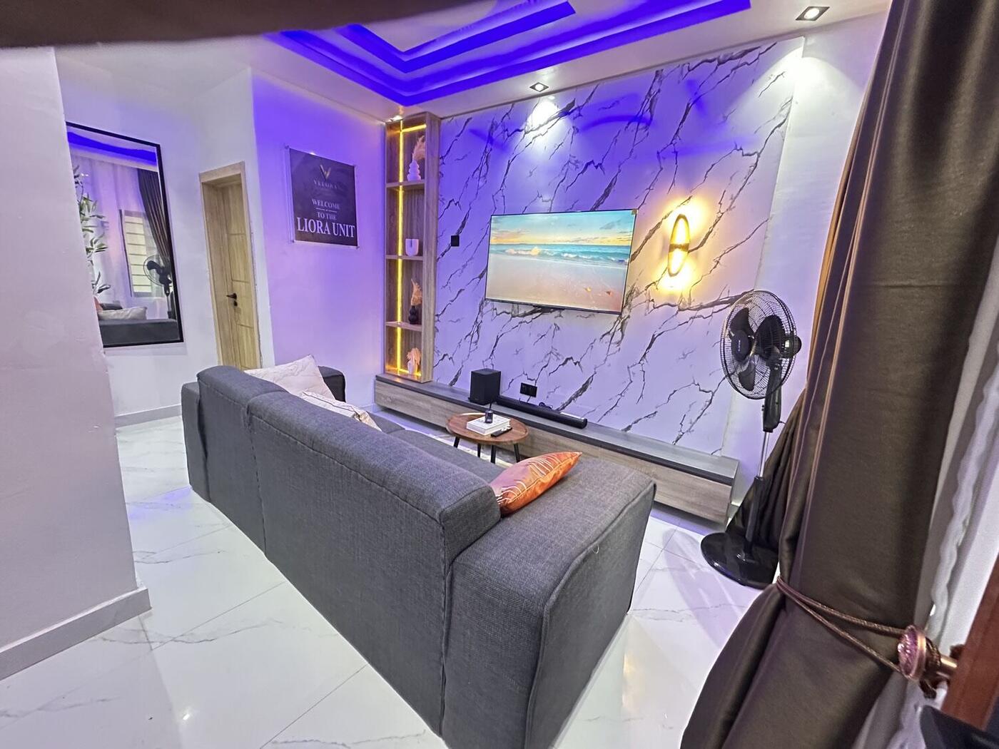 The Liora Unit living room
