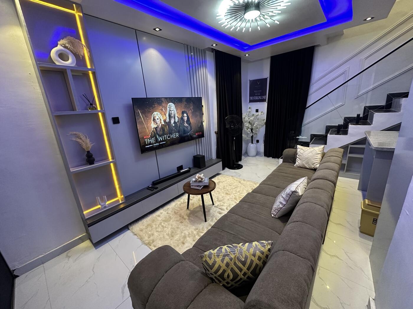 The Sterling Unit living room